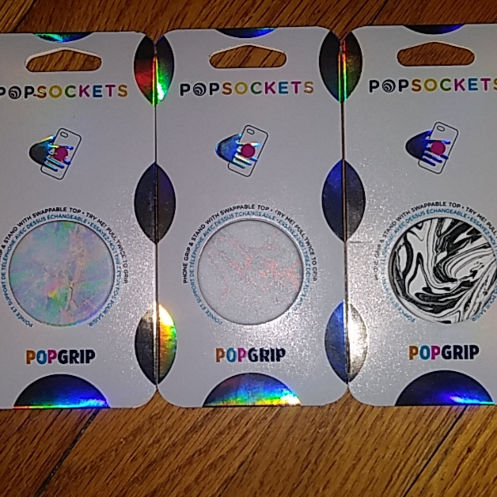 Pop Socket Lott (3) Three NIP